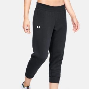 Under Armour Women's Small Rival Fleece Crop Pants